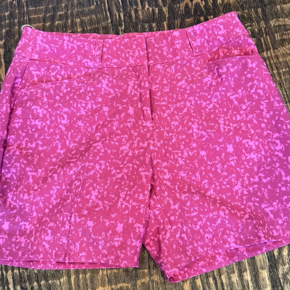 adidas Pink Patterned golf shorts 5 in